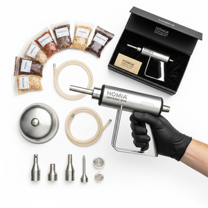 Homia Smoking Gun Extended Kit with accessories laid out